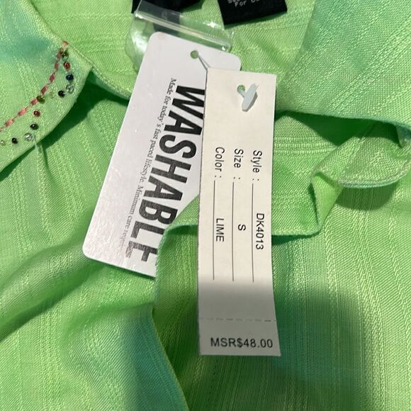 NWT Dina K button down tank top size small - Picture 6 of 9